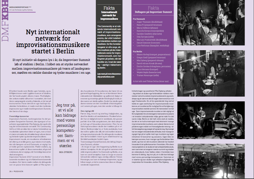 Article by Line Rothmann & Mia Dyberg